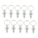 10x M10 Index Plunger with Ring Pull Spring Loaded Retractable Locking Pin