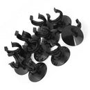 10PCS 45mm Dia Aquarium Suction Cup Airline Tubing Mounts Black Z2T4