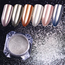 1Bottle Neon Mermaid Nail Art Glitter Powder Mirror Shiny Chrome Pigment DIY