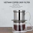 Stainless Steel Vietnam Coffee Drip Filter Coffee Maker Dripper Pot