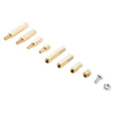 200Pcs M3 Brass Male Female Hex Standoffs Spacer Screw Nut Assortment Kit