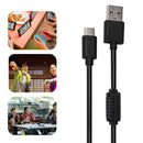 1.8m USB-A to Type-C Fast Charging Charger Data Cable for Nintend Switch