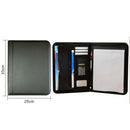A4 Multi-Function Business Zipper Manager with Calculator Spot PU Folder Da P2J1