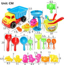Beach Sand Play Toys Set 21pcs/set Bucket Rakes Sand Wheel Watering Sand Toys â„–[