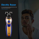 3 in 1 Men Washable Rechargeable Electric Razor Beard Hair Shaving Machine