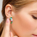 Colorful Cartoon Horse Dangles Earrings Cute Pony Ear Drop Women Jewelry