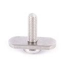 4 Sets Durable Stainless Steel Screws & Nuts Hardware for Kayak Track/ Rail MO
