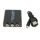 HDMI to AV 3RCA CVBS Video Audio Converter Scaler Support PAL/NTSC 4K/30Hz