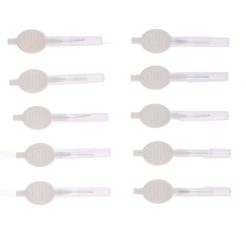 10Pcs Interdental Brush Broom Head Dental Floss Teeth Cleaning Hygiene Oral C BX