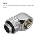 12.9Mm G1/4 Thread 90 Degree Rotary Tube Connector Fitting For Pc Water CoolO7L9