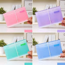 Mini Size Bill Receipt Document Expanding File Folded Bag Storage A6 Plastic