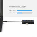 Splitter High Speed 4 Port USB Hub Micro Tablet Laptop Computer Notebook