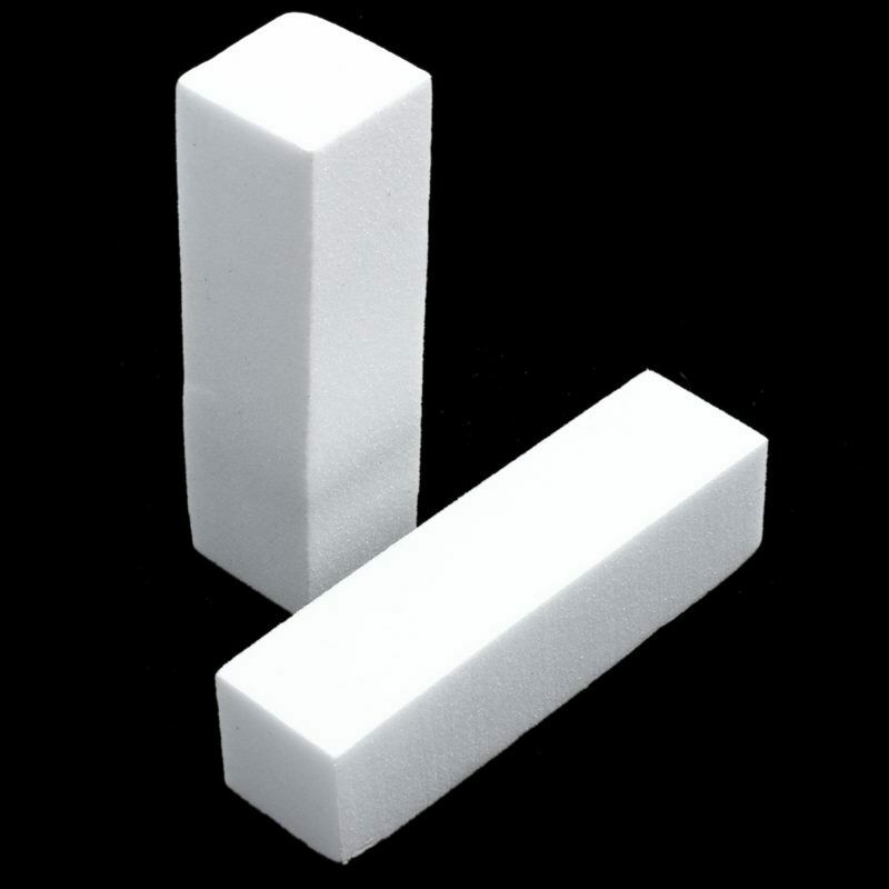12 Pieces Polishing Sending Buffer Block Files Foam Pedicure Manicure Nail  A6S7