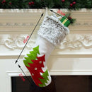 Creative Christmas Stockings Candy Socks Gifts Bag with Hanging Loops xmas  F1U7