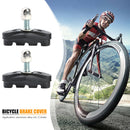 1 Pair Bicycle Brake Pads Rubber MTB Bike C-Brake Holder Cycling Equipment