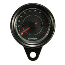 LED Backlight 13000 RPM Tachometer Scooter Tacho Gauge Motorcycle Speedome FT