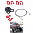 RC Truck 3 in 1 Winch Scam Block Hook Towing Chain for TRX4