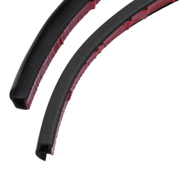 1.9M Car Vehicle Door Window P Type Rubber Hollow Air Sealed Seal Strip H2D7