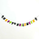 Skeleton Letters Halloween Banner Hanging Ornaments Photo Props Supplies