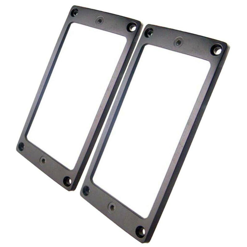 2 Pcs Guitar  Neck Pickup Mounting Ring Set For  Pickups - Black