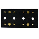 2Pcs Engine Marine Boat RV Car 4 Gang Duel Buss Bar Block 8 Terminal 32V 60A