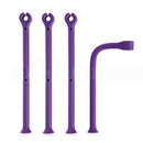 4Pcs Wine Glass Dishwasher Goblet Holder Adjust Silicone Safer Stemware Sav X3D1