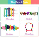 Bird Parrot Toys-Bird Hanging Shredding Swing Chew-Birds Ladder Bell Toys F D5Q3