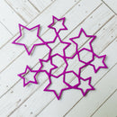 Shining stars Shape Metal Cutting Dies for DIY Scrapbook Album Cards Making LJ