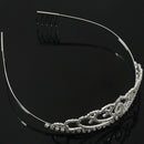 Wedding Tiara Bridal Bridesmaid Rhinestone Crown Headband Tiara Clasp Barrn B5K2