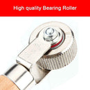 Wooden Handle Tire Patch Repair Stitcher Ball Bearing Tyre Roller Repai ZZZ