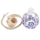 1Pc Empty Glass Colorful Bottle Car Hanging Perfume Bottle Home Ornam JR