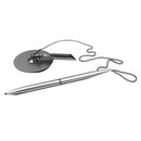 Metal Table/Desk Ballpoint Pen with 31.50Inch (80Cm) Bead Chain and Pen Hol W3N9