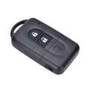 2 Buttons Remote key FOB Case FOR Nissans MICRA Xtrail QASHQAI JUKE DUKE N FT