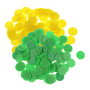 200pcs Small Plastic Bingo Markers Chips Number Counters for Kids Seniors