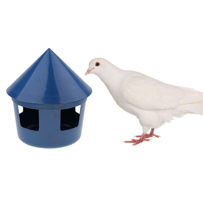 Mini Pigeon Food Water Bowl Feeder Plastic Bird Cage Sand Food Box Cup Pigeon