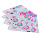 Butterfly Paper Napkin With Flower Party Tissue Napkin Supply Decoratio@