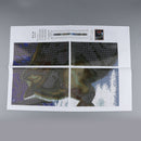 Wolf Cross Stitch Stamped Kits Pre-Printed Cross-Stitching Patterns for Beginner