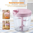 Manual Fruit Vegetable Chopper Hand Pull Food Cutter Grinder Kitchen Gadget