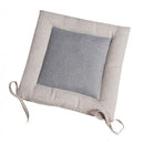 Flax Soft Cotton Cushion Pad Seat Home Car Office Outdoor Dining Gray 45cm
