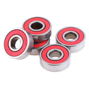 5Pcs Red ABEC-7 608RS Skateboard Roller Sealed Ball Bearings 8x22x7mm FT