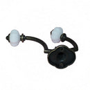 Ceramic Imitation Head Double Layer Towel Rack Door Wall Cupboard Hook Hook