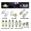 14x T10 31&41mm LED Bulbs Car Inside Light Dome Trunk Mirror License Pl ODH