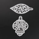 2pcs Conch Lantern Cutting Die Stencil Scrapbook Embossing Folder DIY Craft A