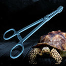 1Pcs 19cm Durable Feeding Reptile Terrarium Plastic Tweezers Clip Tool