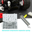 200pcs Zinc Plated Compression Extension Springs for Repairs Tension Spring