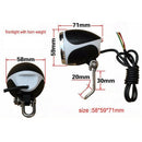 Ebike Light 24V36V48V LED Front Light with Horn Electric Bike Headlight for T5E4