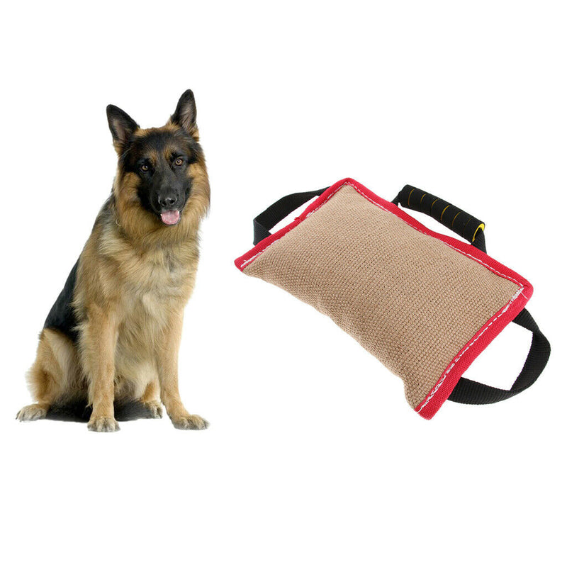 Dog Bite Pillow Training Tug Pet Sleeve Arm Durable Chewing Teeth Toys