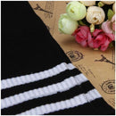 5X(1 Pair Thigh High Socks Over Knee Girls Football Socks (Black) Y2K1)