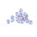 20Pcs 12mm Opaque Six Sided Spot Dice Games D6 RPG Playing Toys  ME