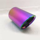 Automobile Universal Modified Tail Pipe End Throat Muffler Stainless Steel